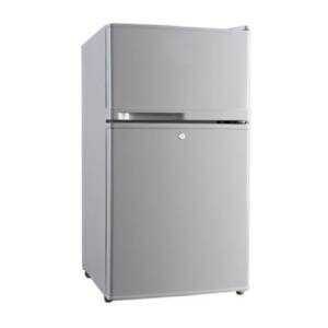 Haier Thermocool 80 Litres Double Door Refrigerator (HRF-80BEX) Silver