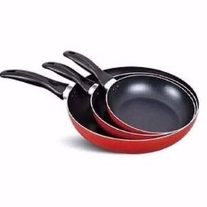 Three Non-Stick Fry Pans