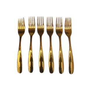 6 Pieces Stainless Steel Table Fork Set
