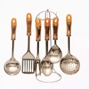 A Set Of 6 Cooking Spoon