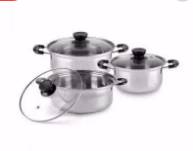 Aluminum Non-Stick Pot Set - 3set