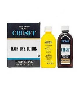 Cruset Deep Black Hair Dye Lotion