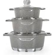 Set Of Cooking Pots 3pcs