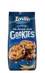 London Biscuits Milk Chocolate Chunk Cookies 160g