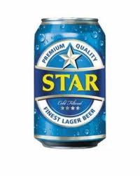 Star Lager Beer Can 33 cl in