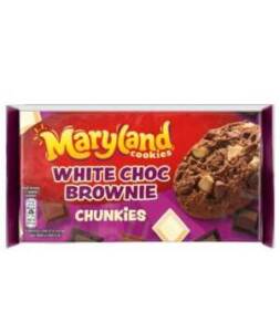 Maryland Cookies White Choc Brownie Chunkies, 144g