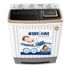 Bruhm 8Kg Semi-Automatic Washing Machine | BWT-080H