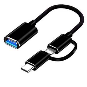 2 In 1 USB 3.0 OTG Adapter Cable Type-C Micro-USB