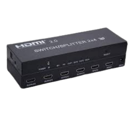 HDMI Splitter Switcher 2 in 4 Out