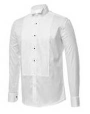 Bakers Luxury Tuxedo Shirt With Black Stud Button