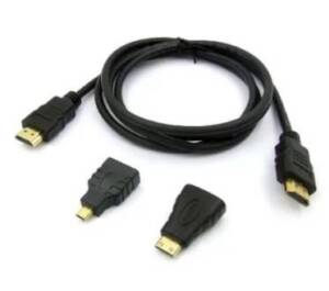 Solid 3 In 1 1.5m High Speed HDTV Cable