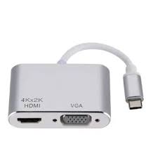 Type-C To VGA 2in 1 Adapter