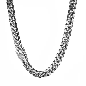 Silver Miami Cuban Neck Chain