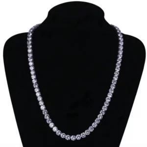 Sterling Silver Tennis Diamond Chain | Lifetime Guarantee