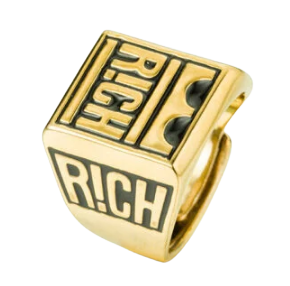 Dreamvilla “Rich” Carved Signet Ring