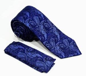 High Quality Men Tie Blue