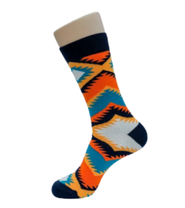 Black Plaid Socks