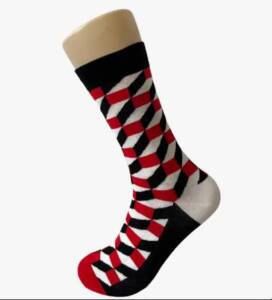 Red Plaid Socks