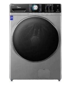 MIDEA WASHING MACHINE | MFH01W210B/S Automatic Washer & Spin, 21 Kg - Silver
