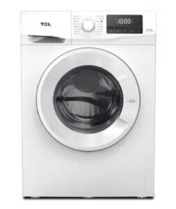 TCL WASHING MACHINE | TCL F608FLS 8KG Front Load Automatic Washing Machine| Silver Colour