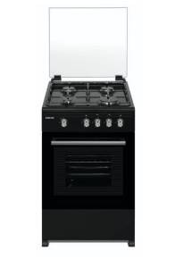BRUHM 50*50, 4 Gas Cooker - Black | BGC-5540SB