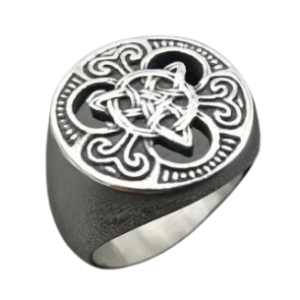 Vintage Silver Viking Celtic Ring