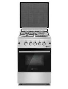 HAIER THERMOCOOL Luxury Cooker (50cm x 60cm) with 3 Gas & 1 Electric Burner (Silver) 503G1E