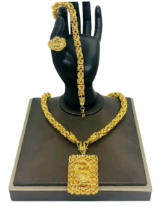 Complete Set of Saudi Arabia Gold Chain