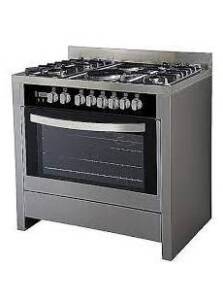SCANFROST STANDING GAS COOKER 4 GAS + 2ELECTRIC SFC9423SS