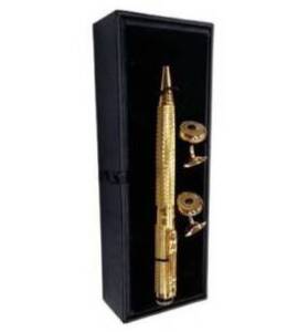 Complete Set of Cuff Links and Pen