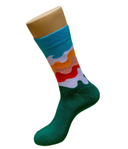 Bright Waves socks