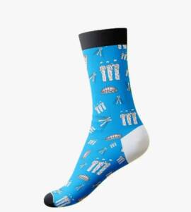 Aro Meta Socks Blue