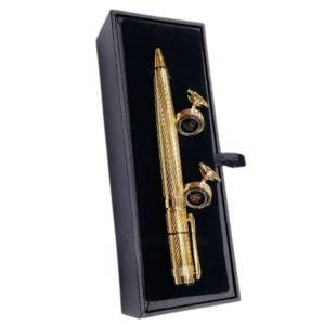 Complete Set of Cuff Links and Pen