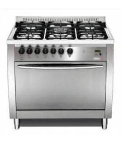 SCAN FROST XG96G2G/CI 90 X 60 CMS SHINEY INOX 5 BURNERS SEMI PROFESSIONAL COOKER