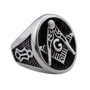 Vintage Silver Freemason Ring