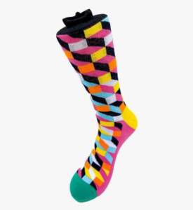 Pink Plaid Socks