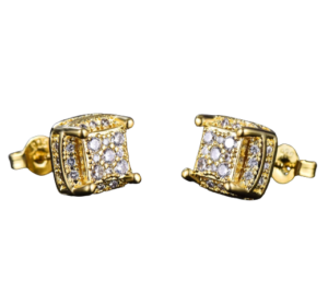 Buerel Micro Paved Diamond Stud Earring