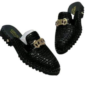 QUALITY SYNTHETIC LEATHER SLIP-ON HALF SHOES