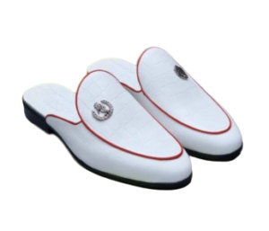 WHITE DESIGNERS HALF SHOE FOR MEN