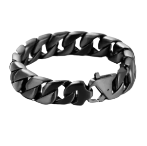 Brushed Finish Cuban Link Bracelet