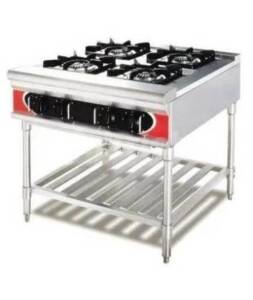 INDUSTRIAL GAS STOVE 4-BURNERS (MART)