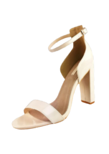 Low Counter Block Heel Sandal – Nude