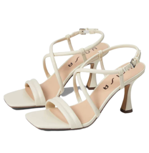 UNISA ECRU LEATHER STRAPPY SANDAL