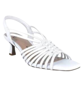 IMPO WHITE MULTI STRAP SLINGBACK SANDAL