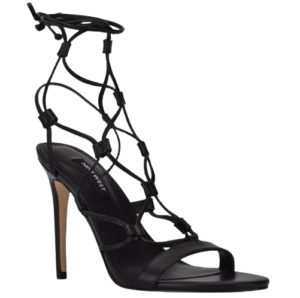NINE WEST BLACK LACE UP SANDAL