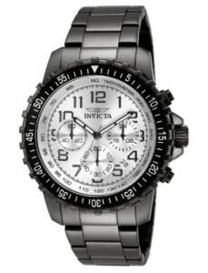 INVICTA 11370 MEN’S SPECIALTY QUARTZ CHRONOGRAPH SILVER DIAL WATCH