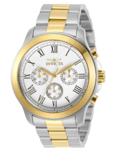 INVICTA 21659 MEN’S SPECIALTY SILVER DIAL TWO-TONE QUARTZ WATCH