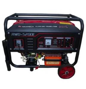 MAXMECH GENERATOR | RWD 5200E 3 KVA KEY START PETROL GENERATOR