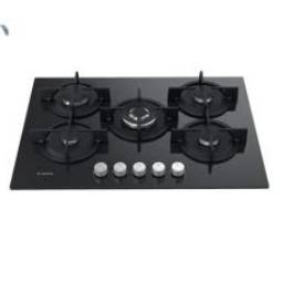 Ariston Hob Cooker | 72cm, Built-in Gas-On-Glass Hob – AGS72S/BK