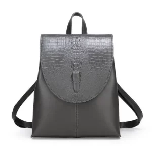 Women Casual Mini Capacity PU Backpack – Grey
